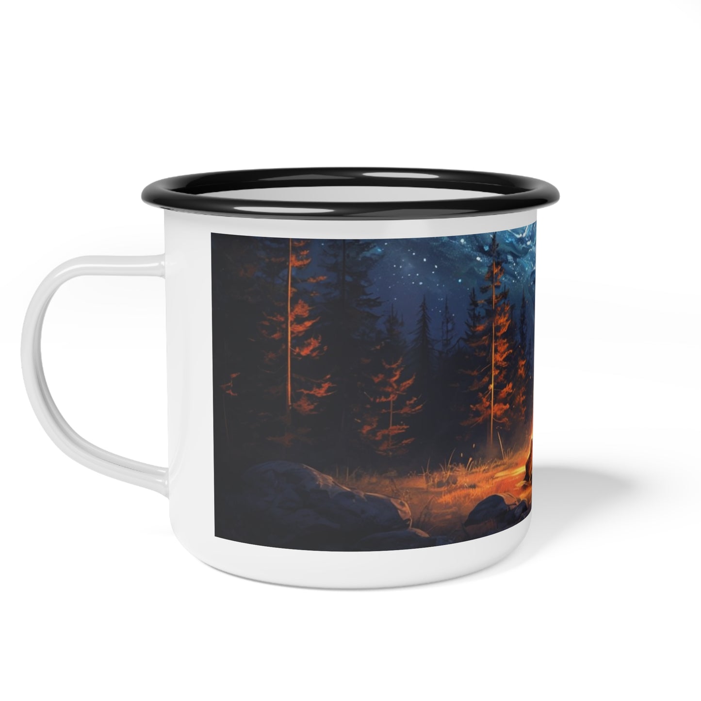 Campfire Nights Enamel Camp Cup