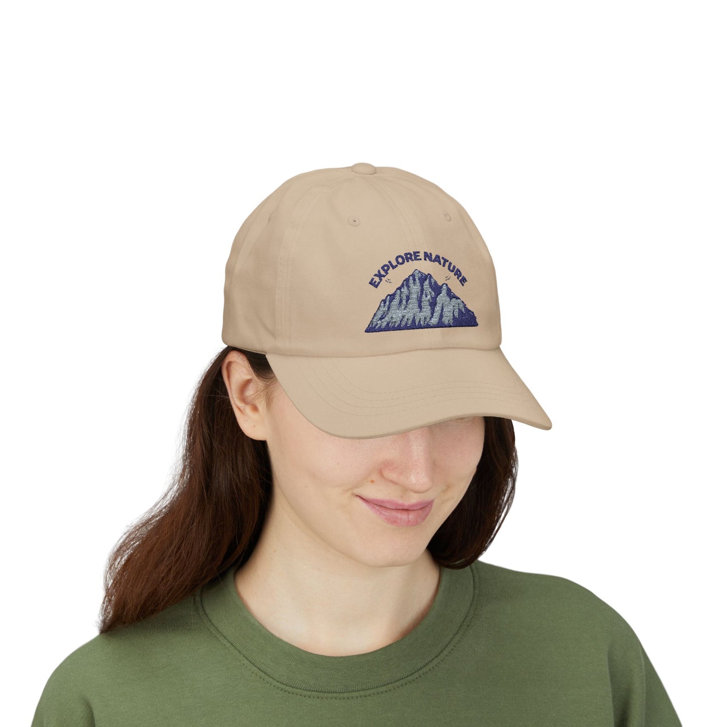 "Explore Nature" Embroidered Mountain Classic Dad Cap