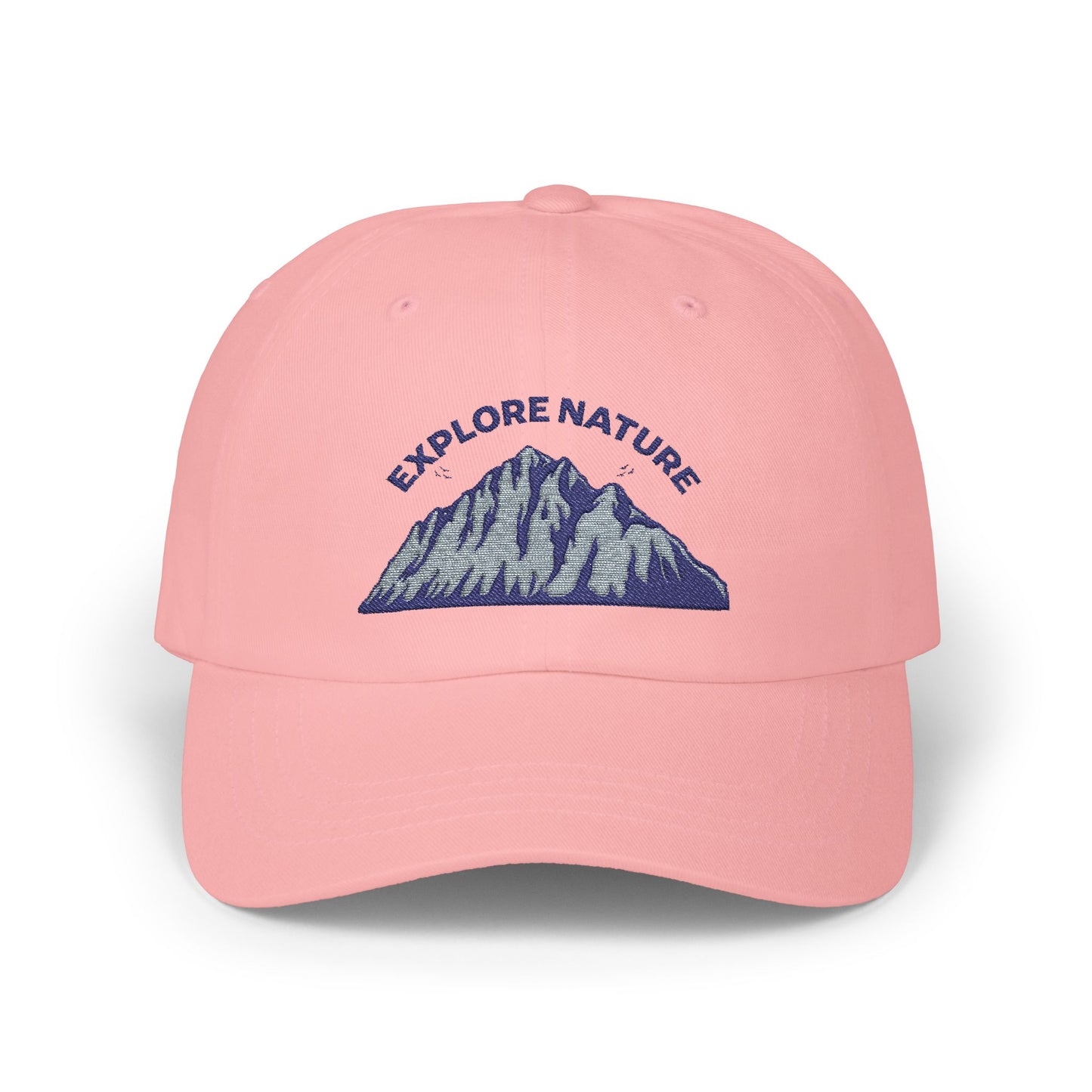 "Explore Nature" Embroidered Mountain Classic Dad Cap