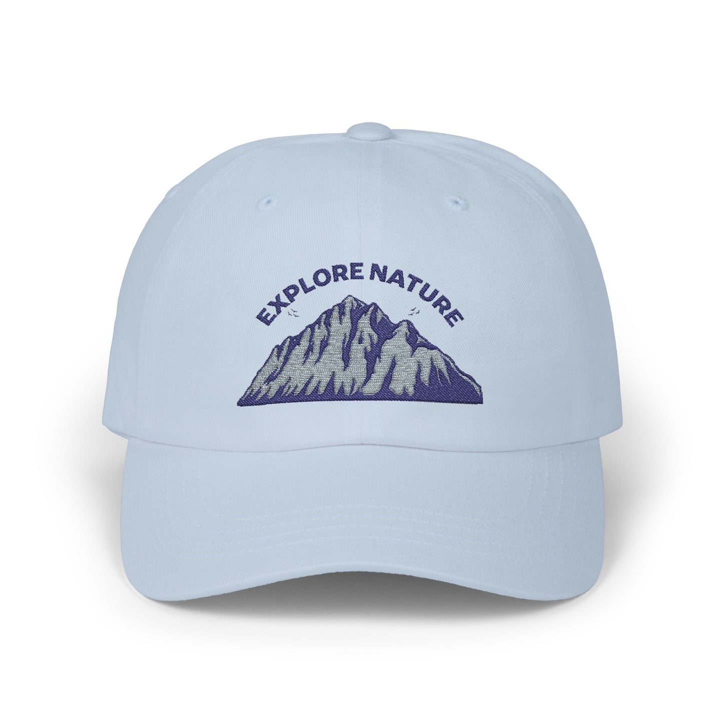 "Explore Nature" Embroidered Mountain Classic Dad Cap