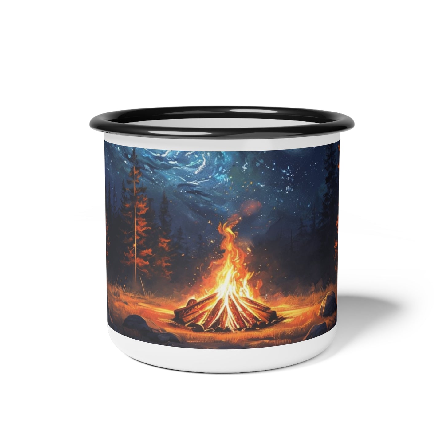 Campfire Nights Enamel Camp Cup