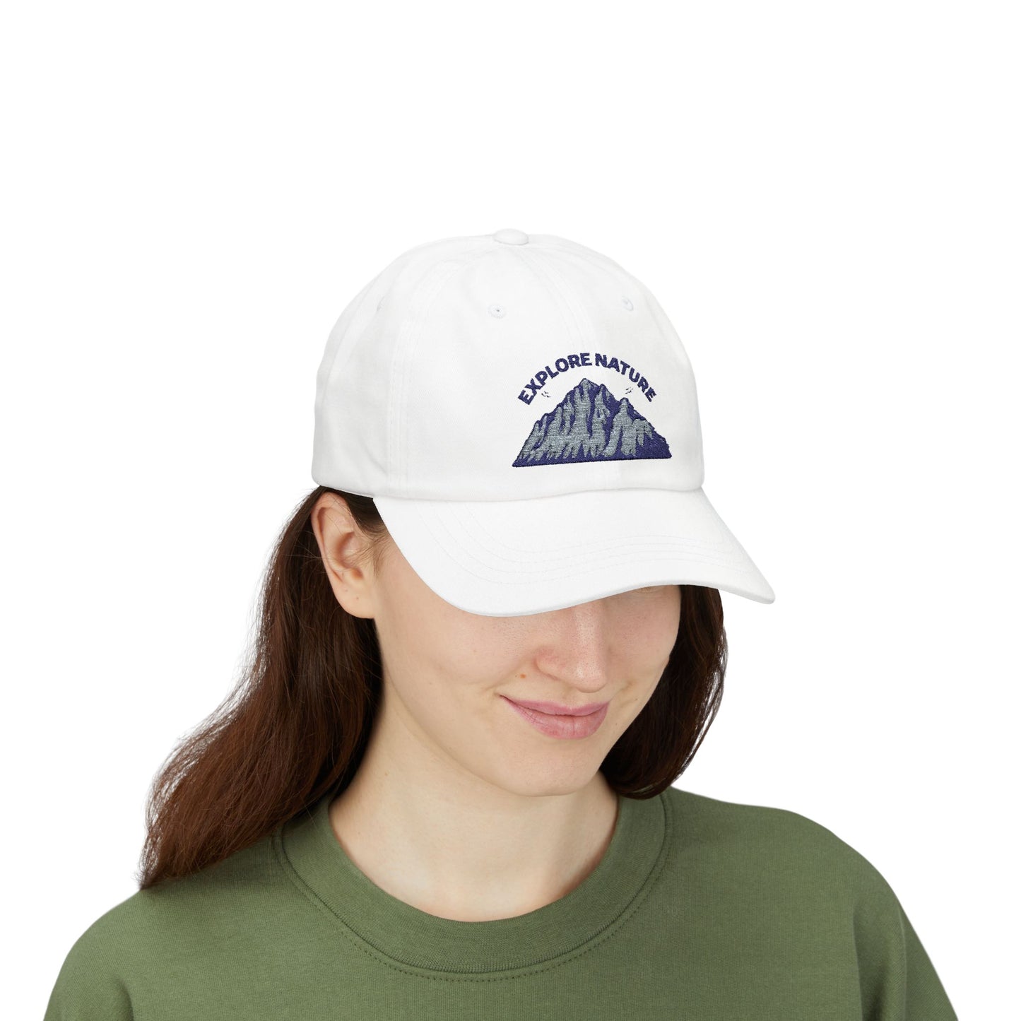 "Explore Nature" Embroidered Mountain Classic Dad Cap