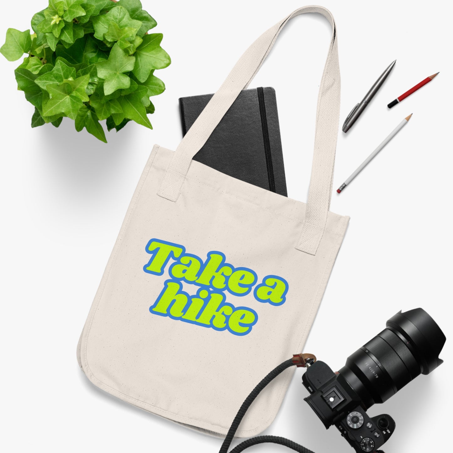 Take a Hike - Eco-Friendly Canvas Tote Bag