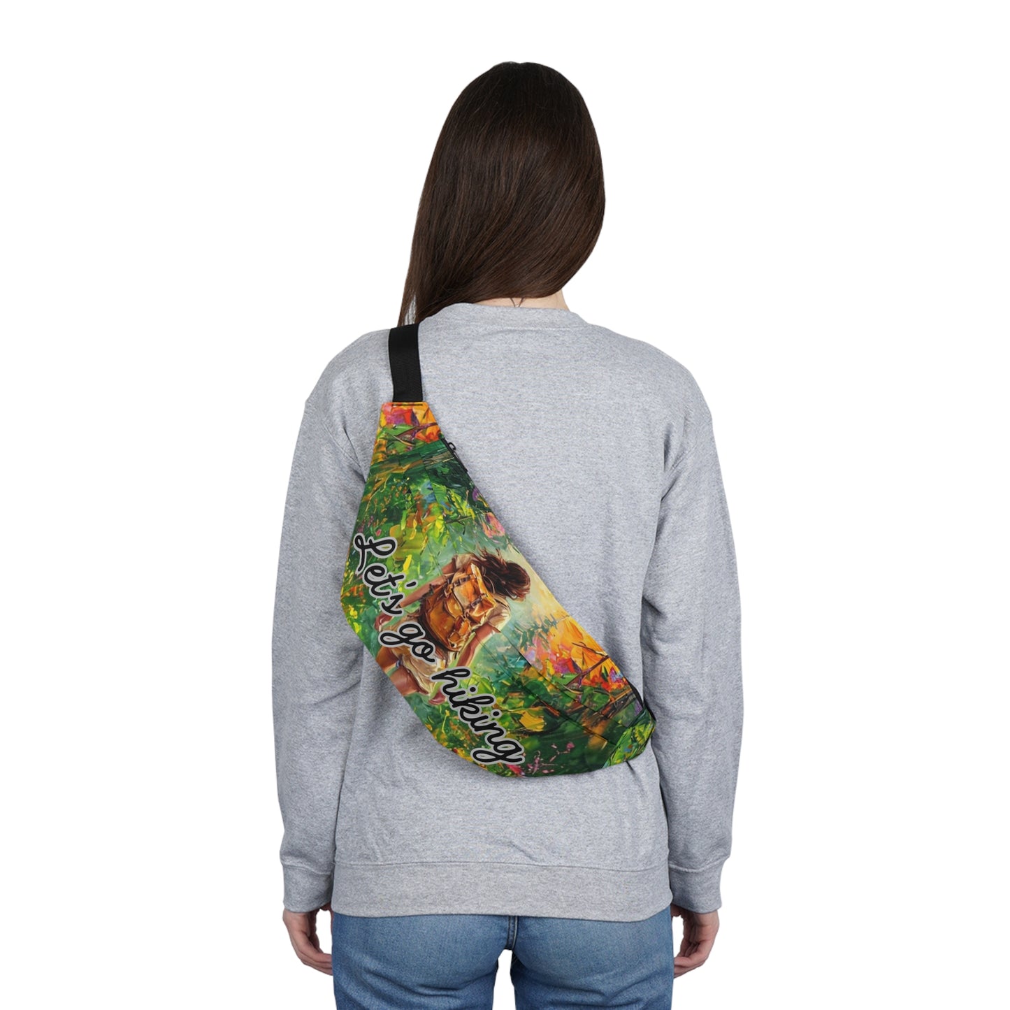Let’s Go Hiking Large Fanny Pack – Your Adventure Sidekick