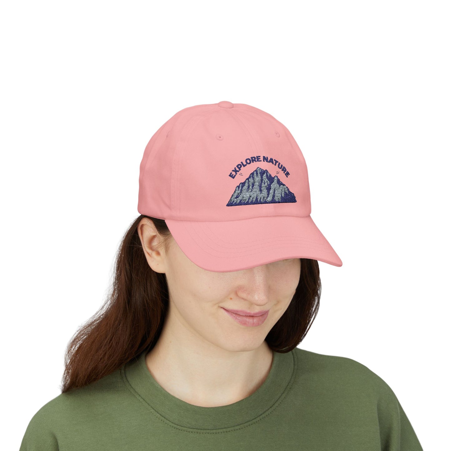 "Explore Nature" Embroidered Mountain Classic Dad Cap