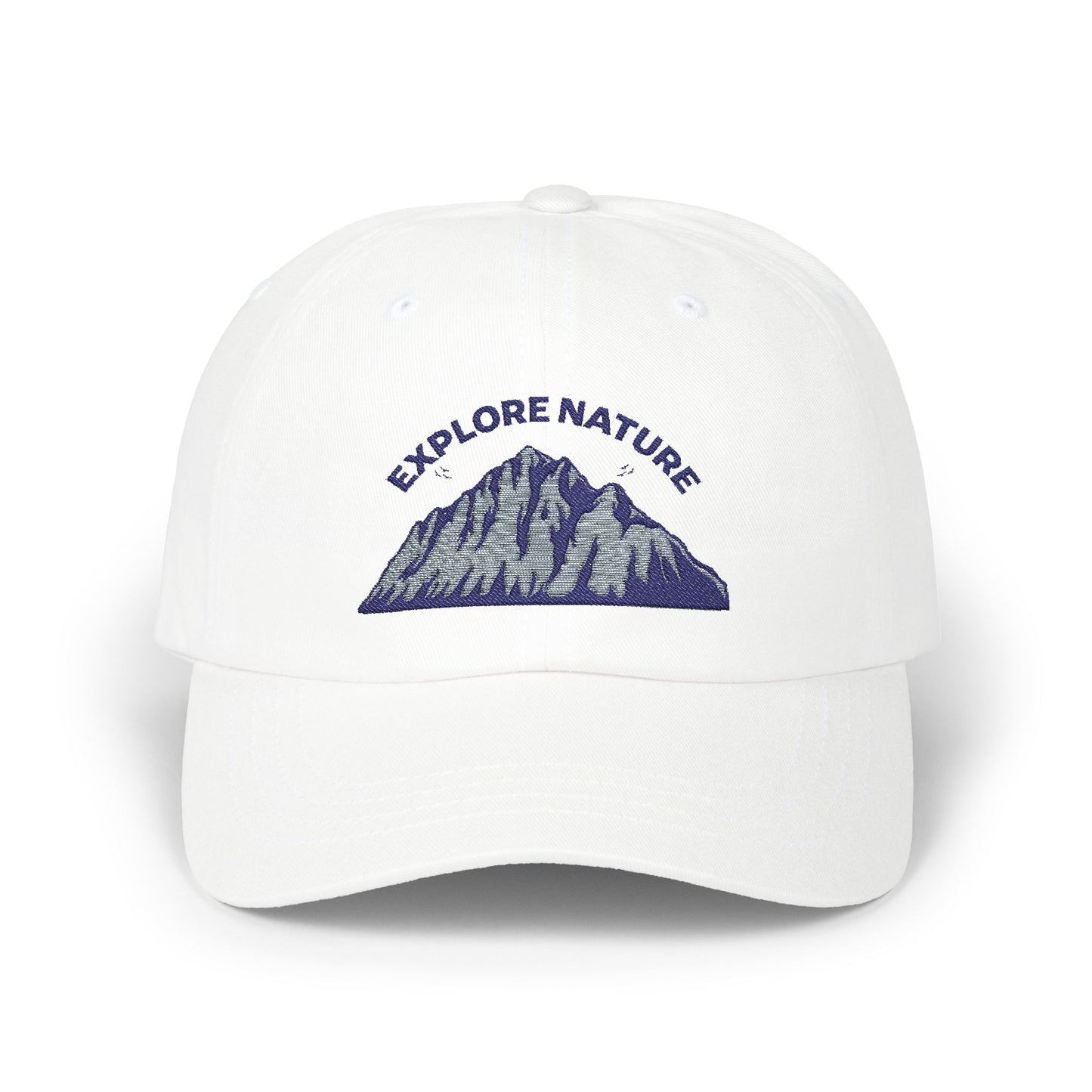 "Explore Nature" Embroidered Mountain Classic Dad Cap