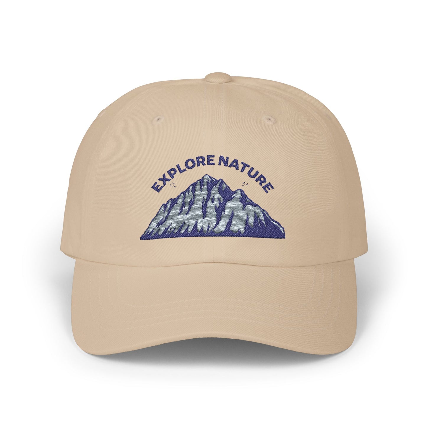 "Explore Nature" Embroidered Mountain Classic Dad Cap
