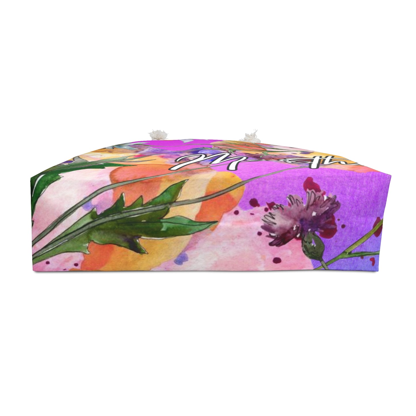 Oversized Wildflower Weekender Bag - with Personalization