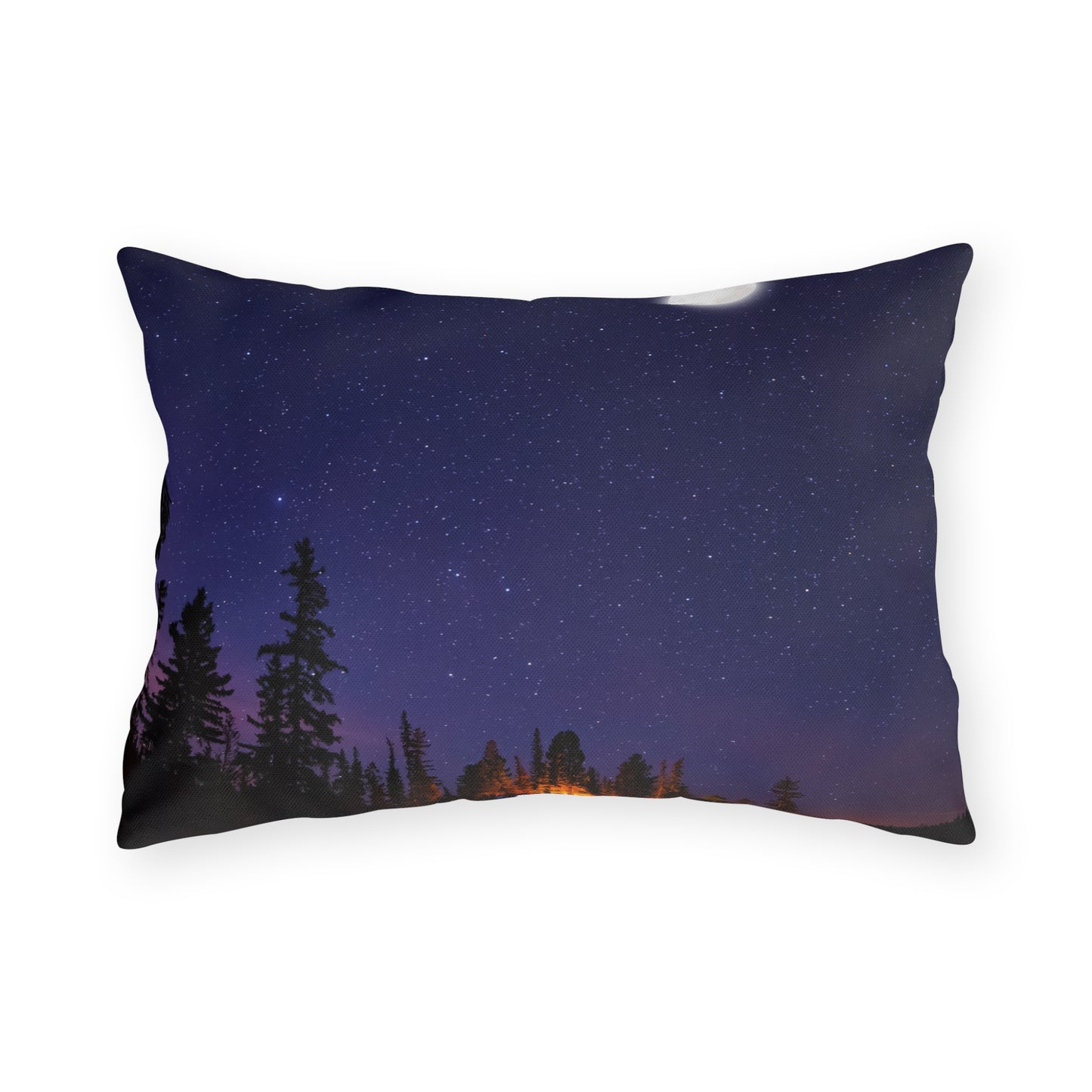 Campfire Nights Outdoor Pillow