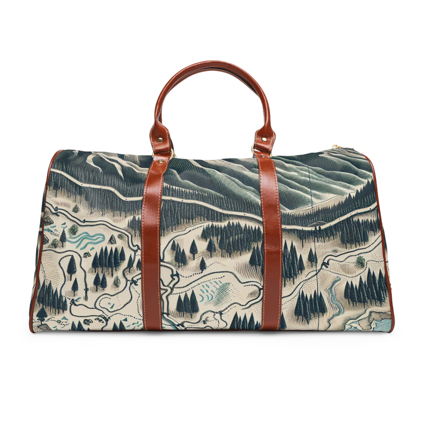 Trail Map Travel Bag