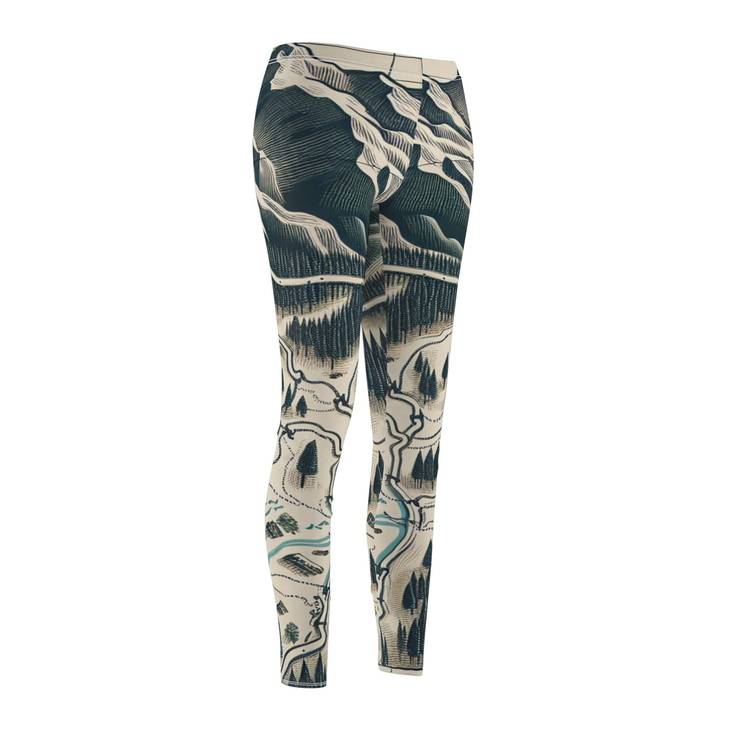 Trail Map Leggings