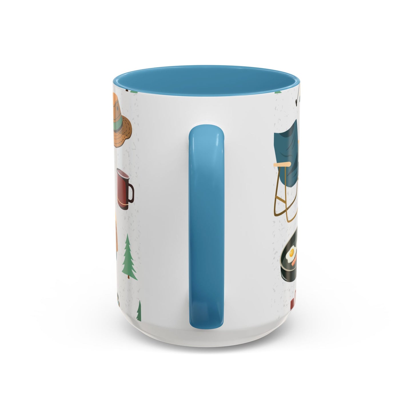 Camping Elements - Colored Handle Ceramic Mug