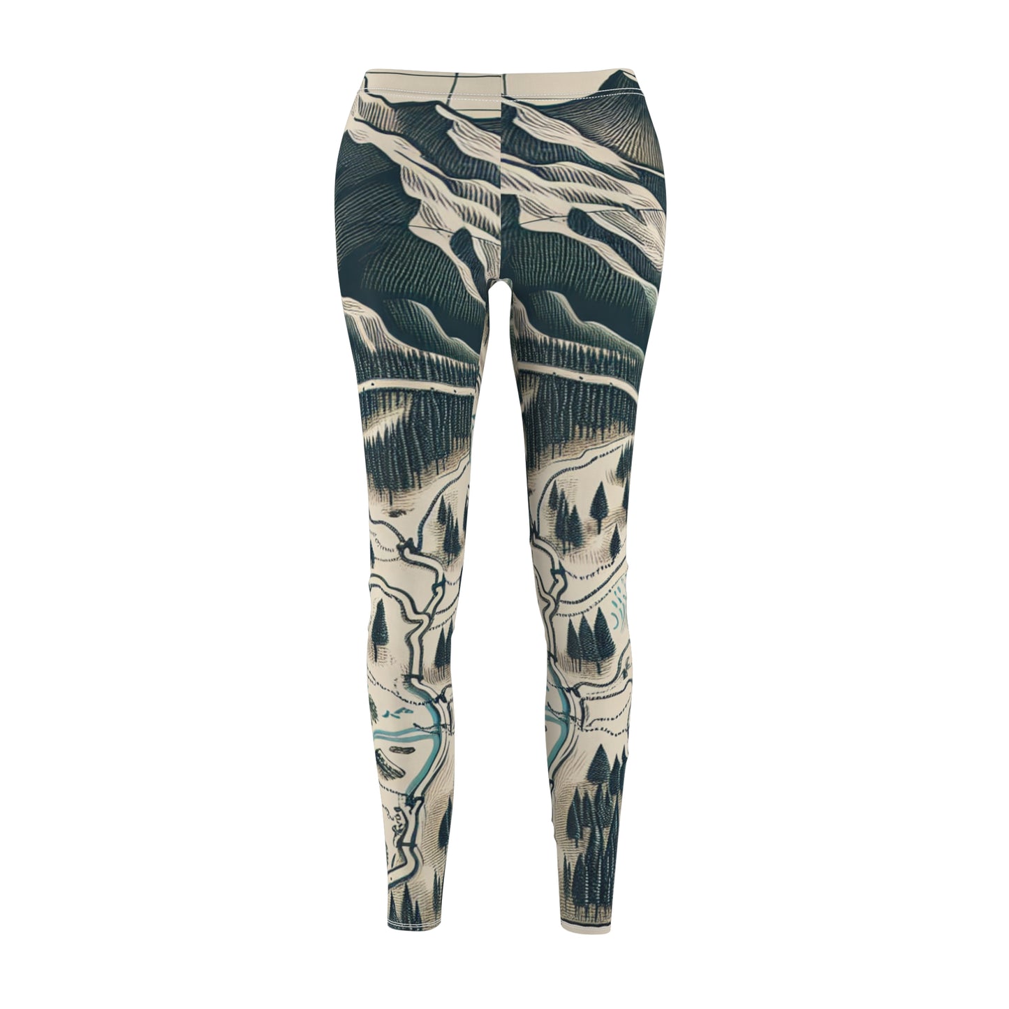 Trail Map Leggings