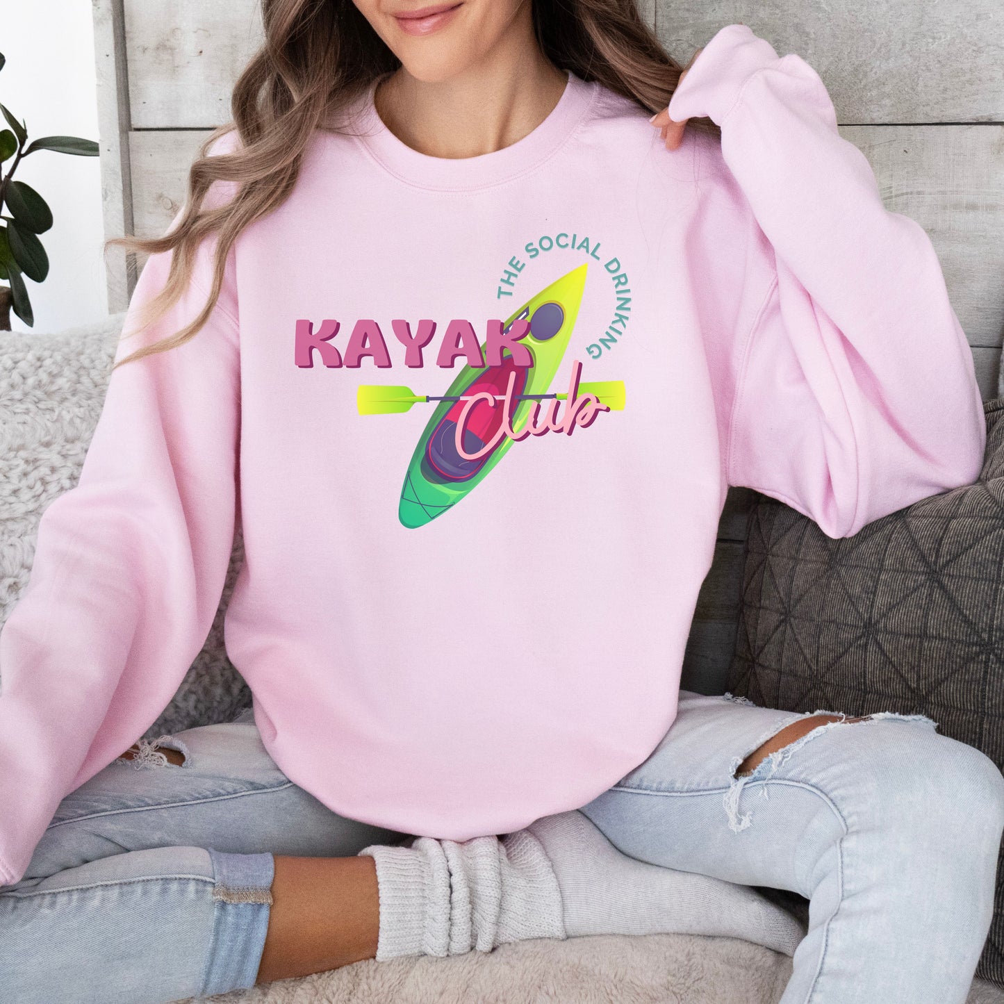 Social Drinking Kayak Club Sweatshirt