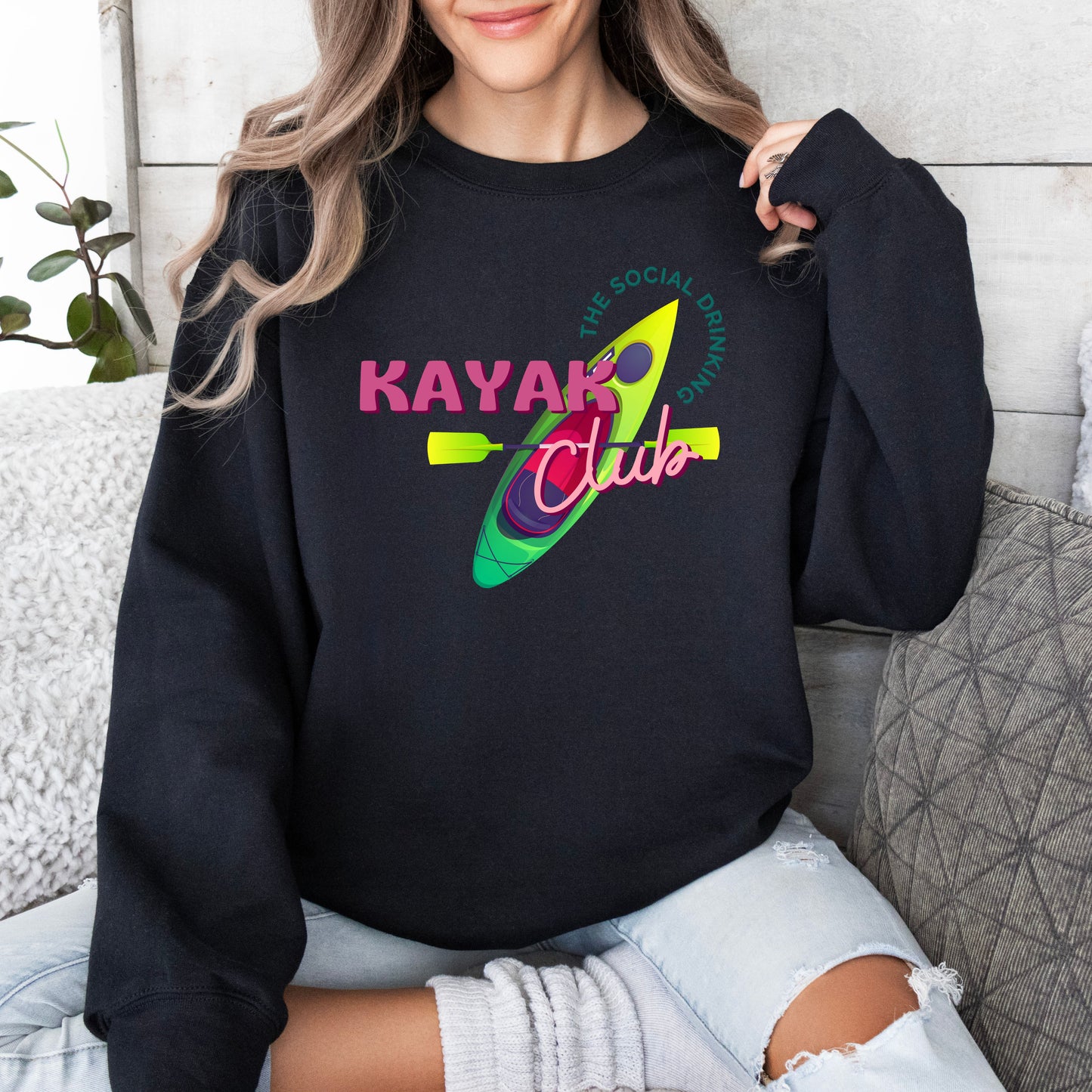 Social Drinking Kayak Club Sweatshirt