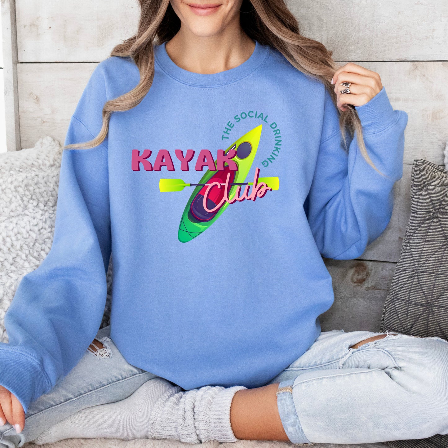Social Drinking Kayak Club Sweatshirt