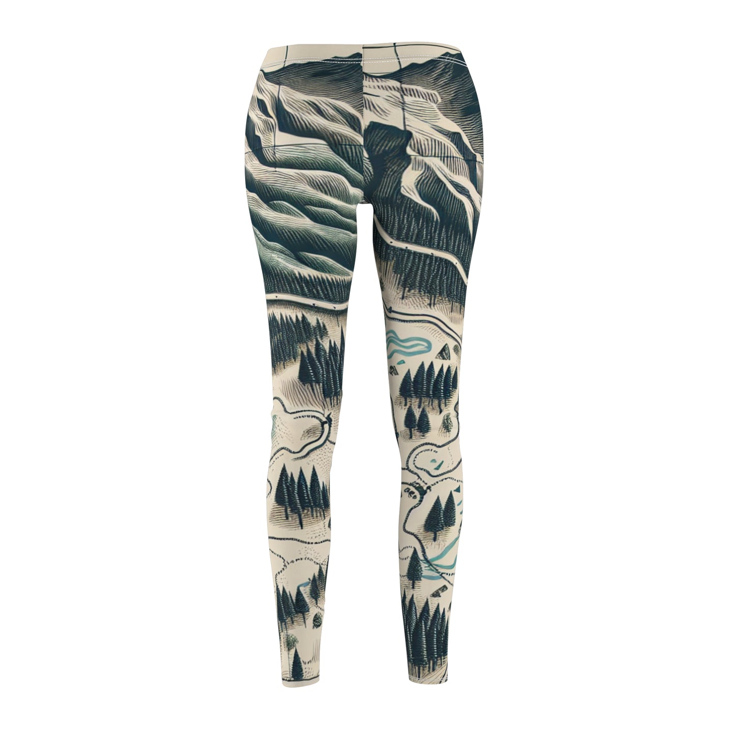 Trail Map Leggings