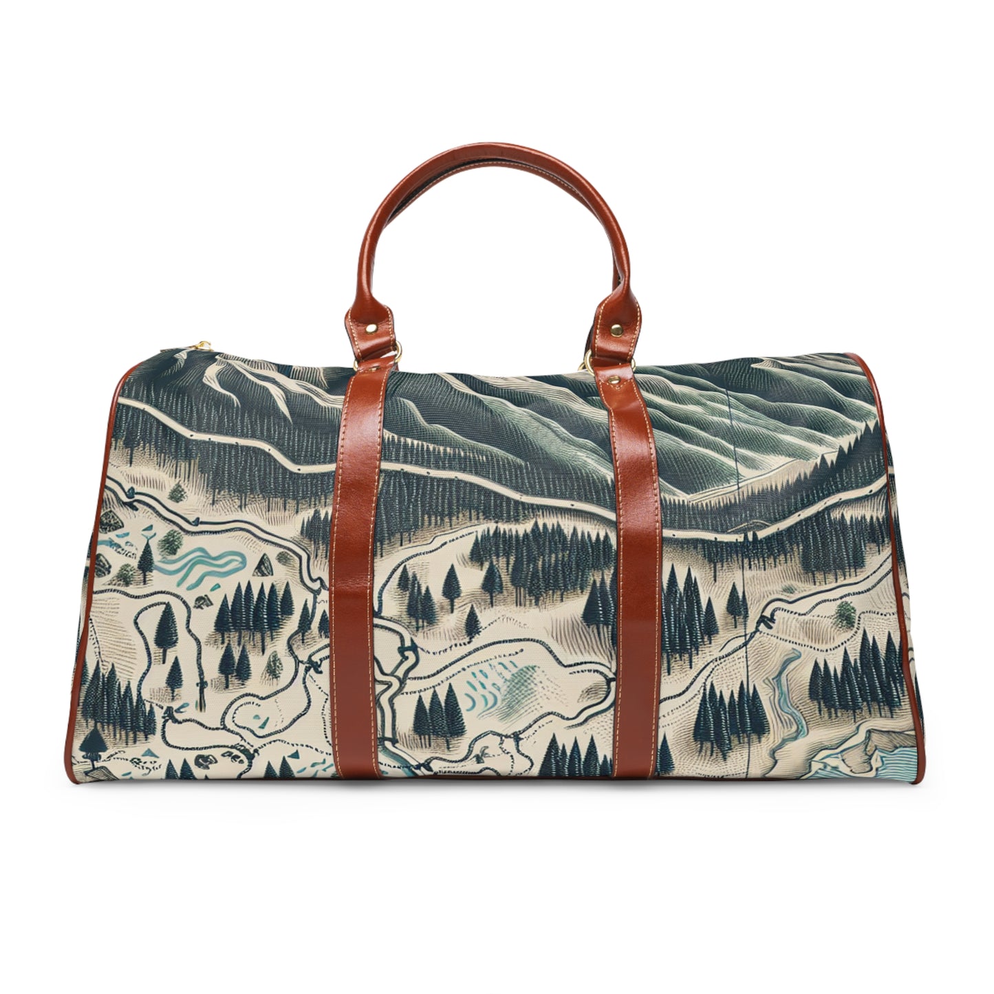 Trail Map Travel Bag