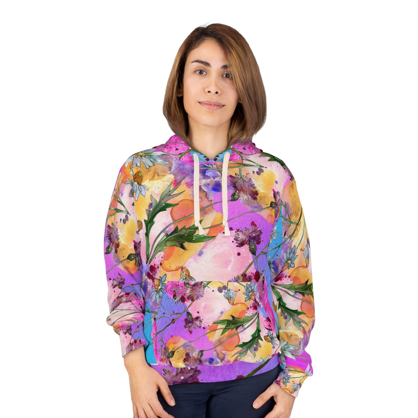 Colorful Wildflower Daisy Hoodie