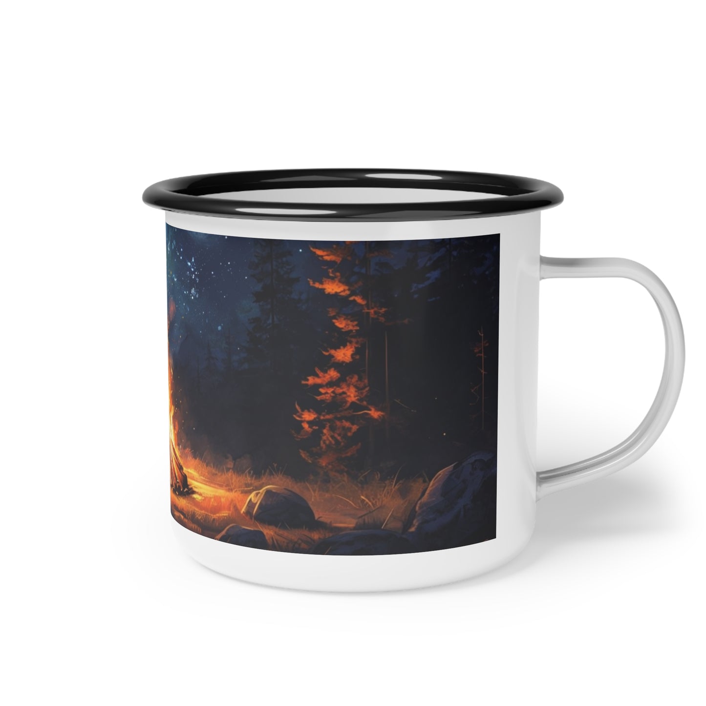 Campfire Nights Enamel Camp Cup