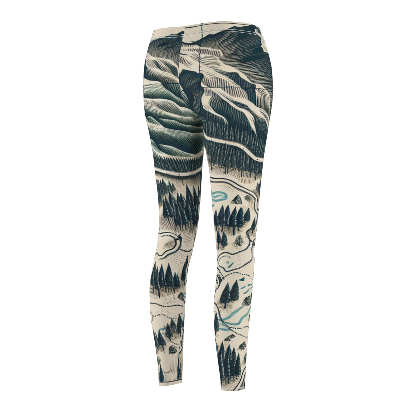 Trail Map Leggings