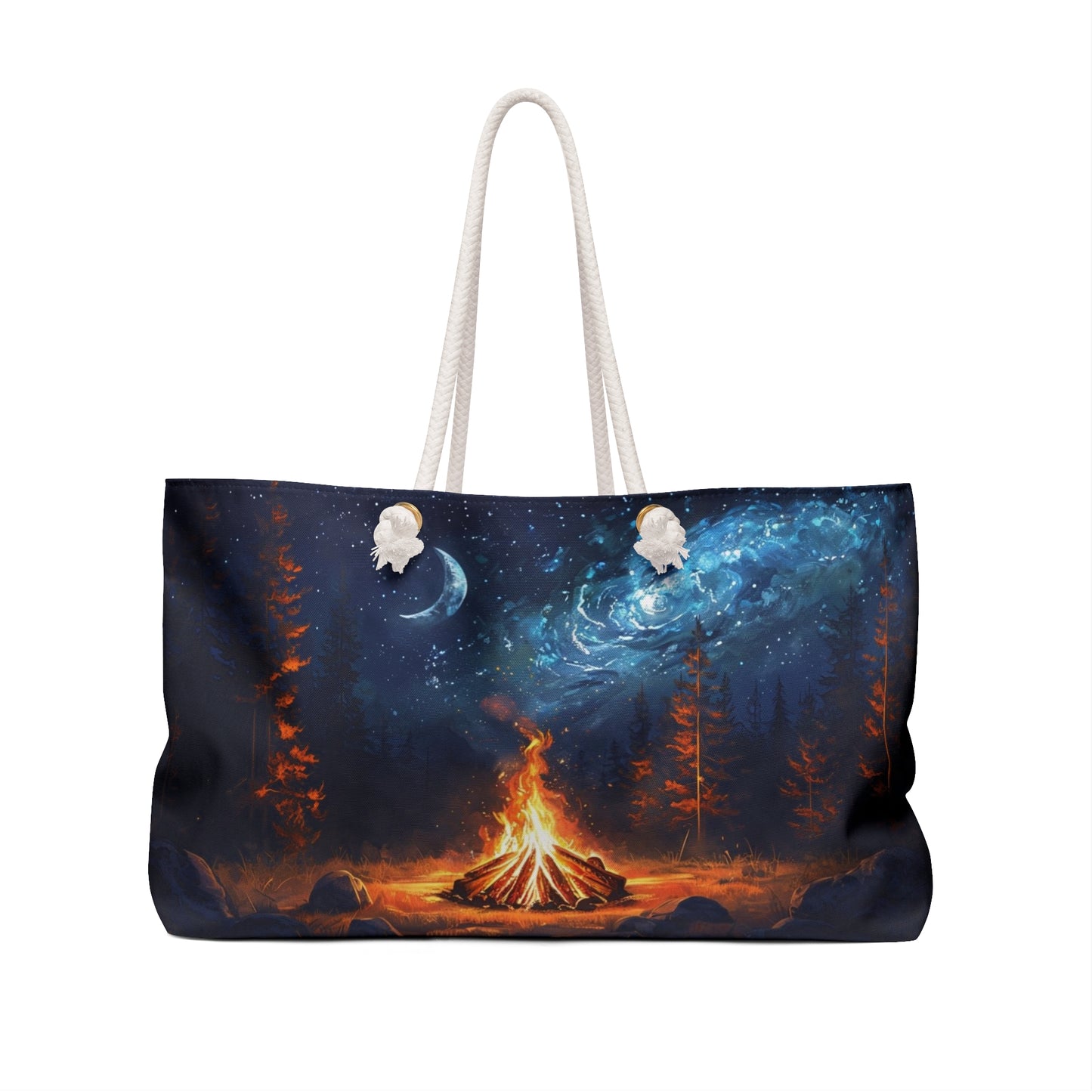 Cosmic Campfire Weekender Bag - Perfect for Outdoor Adventures